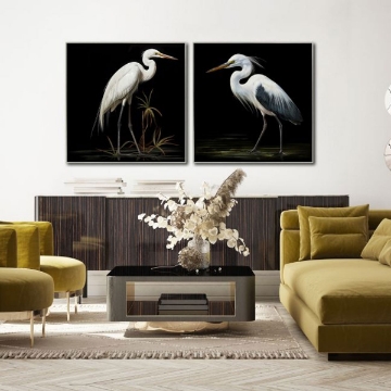 Picture of MIDNIGHT HERON I ART