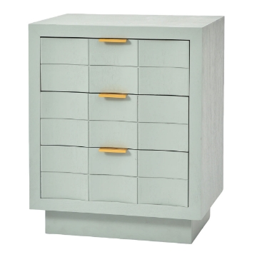 Picture of MINT GREEN 3DRW WOODEN TABLE