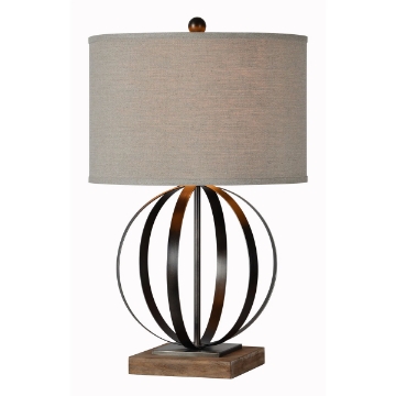Picture of CURREY MTL ORB T-LAMP