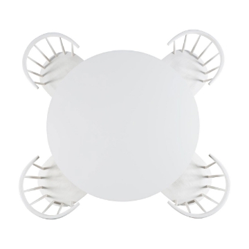 Picture of AUDEN 48" WHITE 5PC DINING SET
