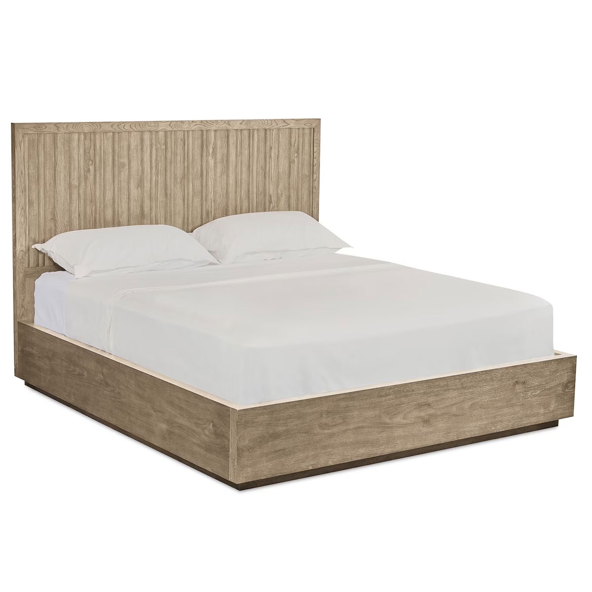 Picture of ANDORA WARM GRY QUEEN PNL BED