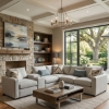 Picture of QUEEN ANN 5PC SECTIONAL W/CONS
