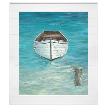 Picture of TRANQUIL BOAT TEXTURED ART