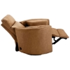 Picture of RADIUS LTHR SWGL RECL CARAMEL