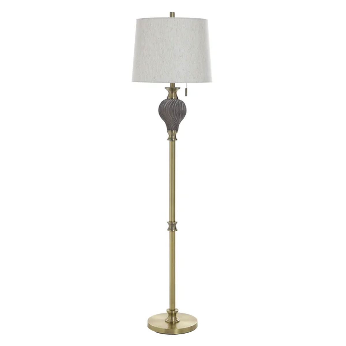 Picture of SOOT GOLD POLY FLOOR LAMP