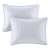 Picture of KEATON 3PC WHT CVRLT QN SET