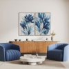 Picture of FLORAL INDIGO ELEGANCE S/2 ART