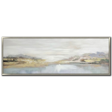 Picture of MISTY LAKE LANDSCAPE ART