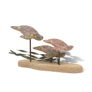 Picture of TURTLE TRIO CARVED SATUARY