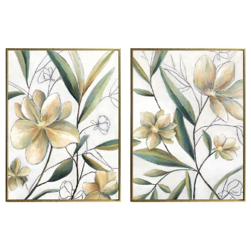 Picture of S/2 BOTANICAL SKETCH FRM ART