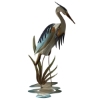 Picture of MTL BLUE HERON WALL ART RT