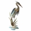 Picture of MTL BLUE HERON WALL ART RT