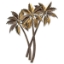 Picture of TRIPLE PALASARI MTL PALM ART