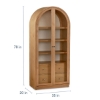 Picture of NEWBURY NAT ARCHED CABINET