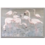 Picture of FLAMINGOES IN WATER FRM ART