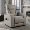Picture of OPTIMUS GREY RECLINER W/PHR