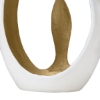Picture of LUNA WHT/GOLD CNDL HLDR  SHORT