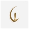 Picture of LUNA WHT/GOLD CNDL HLDR TALL