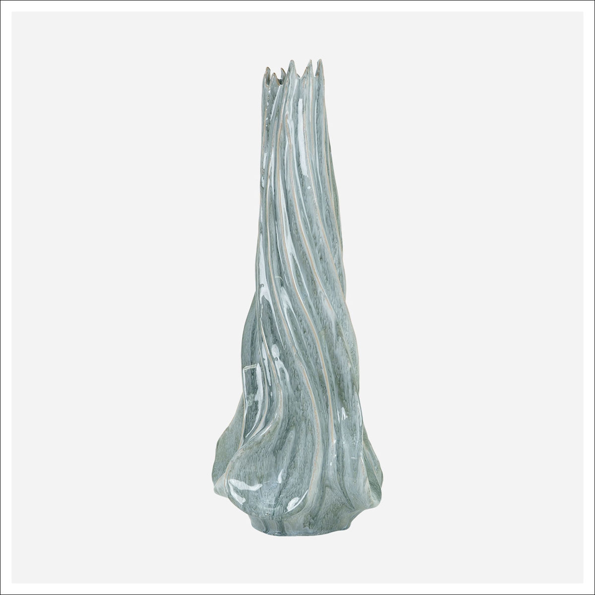 Picture of SERAPH BL TWISTED VASE-SHORT