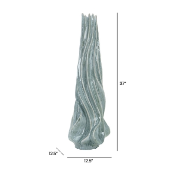 Picture of SERAPH BL TWISTED VASE-LARGE