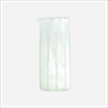 Picture of 12" LUMIA WHT ART GLS VASE