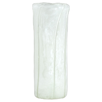 Picture of 12" LUMIA WHT ART GLS VASE