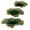 Picture of S/3 ABELLA GREEN GLS WALL ART