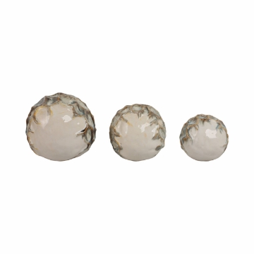 Picture of S/3 DECORAH CER DECO SPHERES