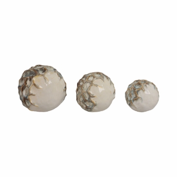 Picture of S/3 DECORAH CER DECO SPHERES
