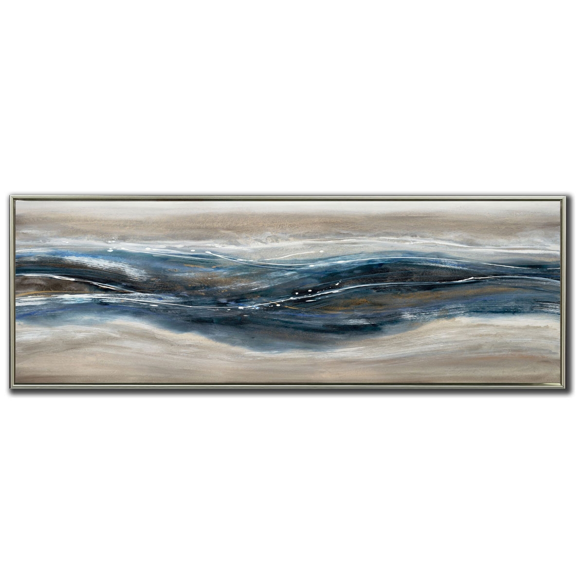 Picture of INDIGO FLOWS CSTL ABSTRACT ART