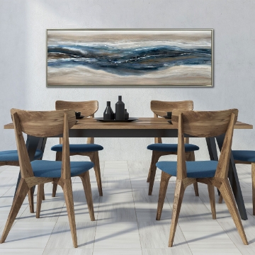 Picture of INDIGO FLOWS CSTL ABSTRACT ART