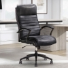 Picture of 370 LEATHER DESK CHAIR BLACK