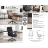 Picture of 370 LEATHER DESK CHAIR BLACK