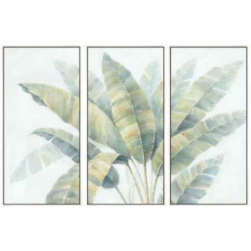 Picture of TRIPTYCH PALM LEAVE ART