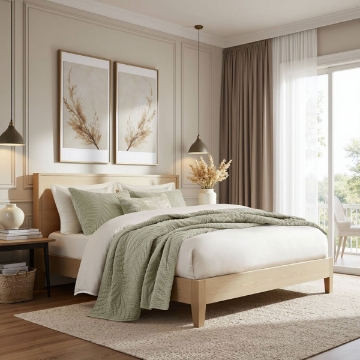 Picture of SAGE 3PC BOTANICAL LEAF QN SET
