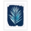Picture of BLUE/TEAL ART FROND I LEAF ART