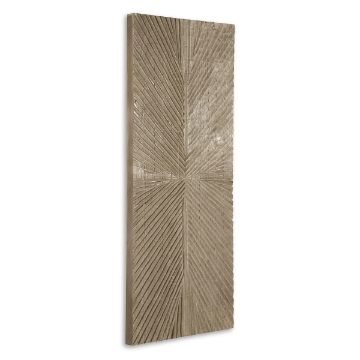 Picture of LENORA DIST BRWN WOOD WALL ART