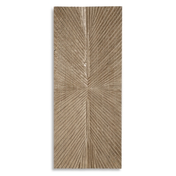 Picture of LENORA DIST BRWN WOOD WALL ART
