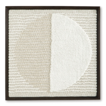 Picture of BACHARD TAN/WHT WALL ART
