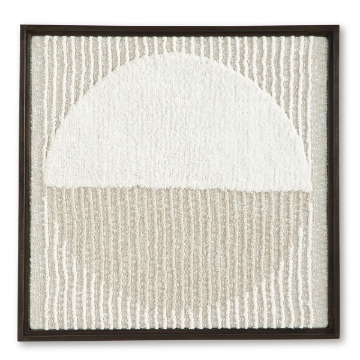 Picture of BACHARD TAN/WHT WALL ART
