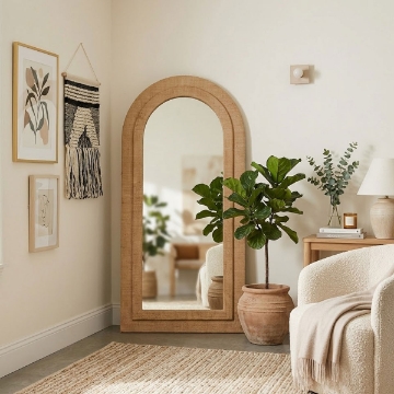 Picture of HAVEN CUSTOM ARCH FLOOR MIRROR