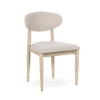 Picture of TIBER DIN CHAIR PAIR CREAM WAS