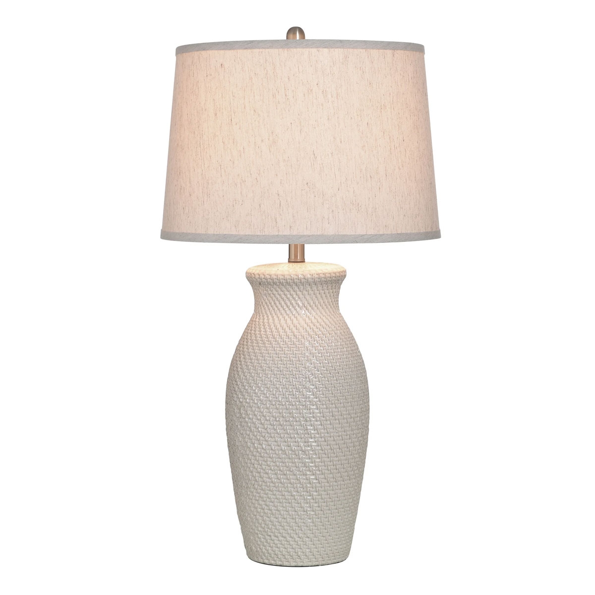 Picture of NOVAC CREAM TEXTURED T-LAMP