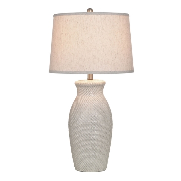 Picture of NOVAC CREAM TEXTURED T-LAMP