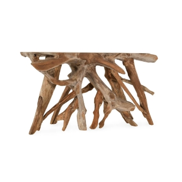 Picture of CYPRESS TEAK ROOT CONSOLE TBL