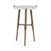 Picture of HALLEY RND ACCENT TABLE IN WHI
