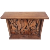 Picture of TEAK BAR MAHOGANY CONSOLE