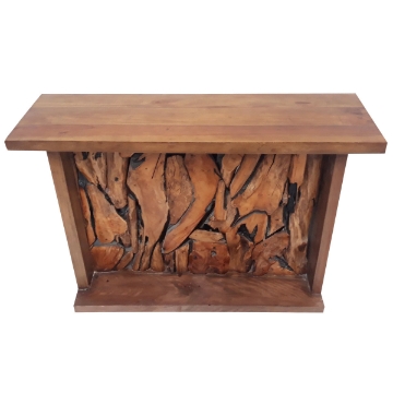 Picture of TEAK BAR MAHOGANY CONSOLE