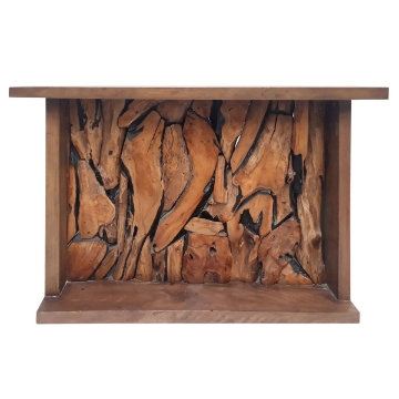 Picture of TEAK BAR MAHOGANY CONSOLE