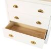 Picture of 2PC CHEST AND HUTCH IN WHITE